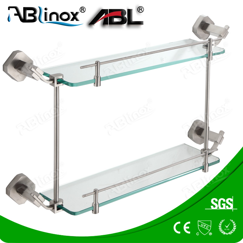 ファッション2016ablinox304ステンレス鋼の浴室の付属品メタルシェルフブラケット-浴室棚問屋・仕入れ・卸・卸売り