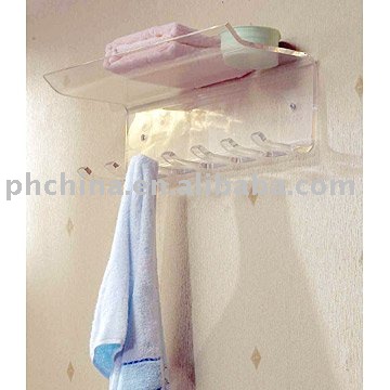 アクリルバスルームの棚; アクリルタオルラック; アクリル浴室の付属品-浴室棚問屋・仕入れ・卸・卸売り