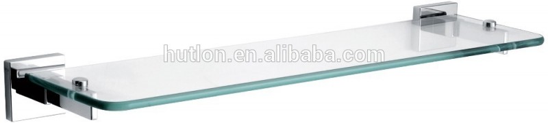 マーサsus304ステンレス鋼( 30cm) 手研磨を有する単一のシェルフ8630強化ガラス棚-浴室棚問屋・仕入れ・卸・卸売り