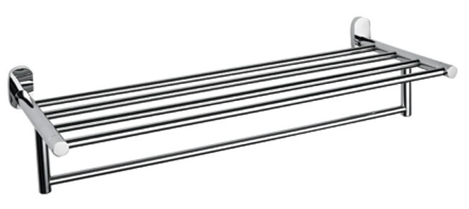 現代的なバスルームのステンレス鋼は、 ブラシ二重棒タオルラック-タオルラック問屋・仕入れ・卸・卸売り