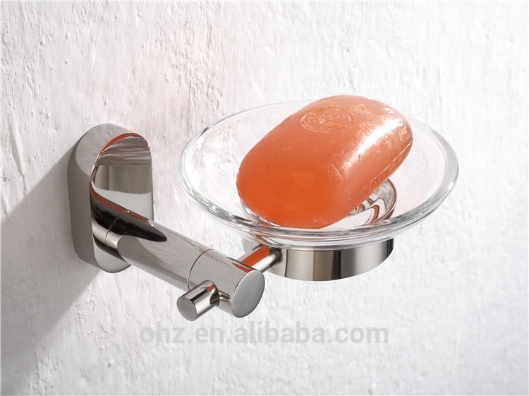 浴室の付属品卸売ヨーロッパ標準soapdishシングルで壁ホルダー-バスハードウエアセット問屋・仕入れ・卸・卸売り