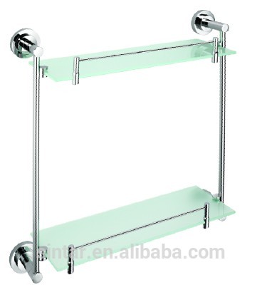 ステンレススチールガラス棚の固定ブラケットのガラスホルダー-浴室棚問屋・仕入れ・卸・卸売り