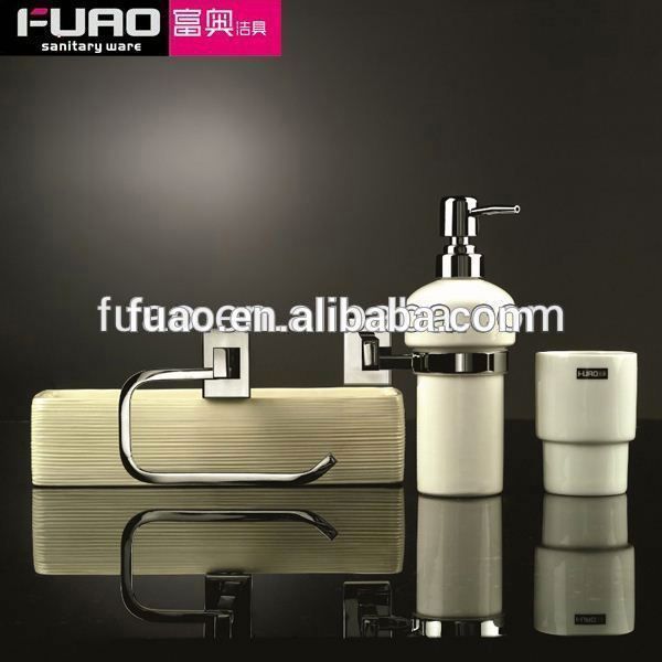 絶妙なfuao6個竹浴室の付属品は-バスハードウエアセット問屋・仕入れ・卸・卸売り
