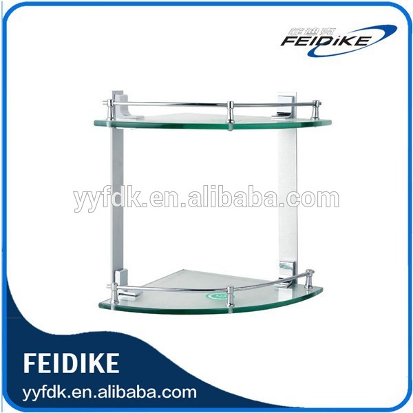 Feidike強化ガラスのコーナーの棚901-2浴室のガラス棚-浴室棚問屋・仕入れ・卸・卸売り
