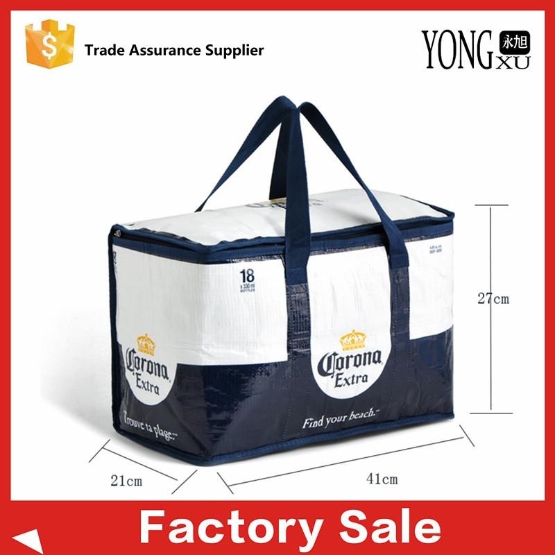 防水ラミネートpp不織布ショッピングバッグ、 リサイクル可能な断熱クーラーランチバッグを持つジッパー閉鎖-クーラーバッグ問屋・仕入れ・卸・卸売り