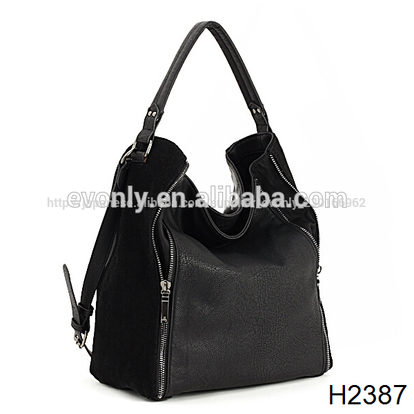 女性ホーボーh2387黒い色の手の袋-その他ハンドバッグ、メッセンジャーバッグ問屋・仕入れ・卸・卸売り