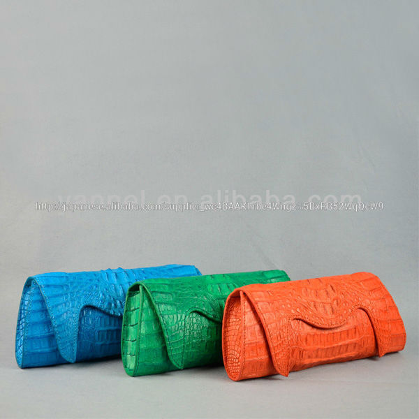 本物のワニのクラッチbag_purse_crocodileクロコダイルハンドバッグ-イブニングバッグ問屋・仕入れ・卸・卸売り
