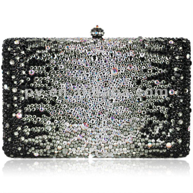 Swarovskiの要素となされる女性ハンド・バッグ-イブニングバッグ問屋・仕入れ・卸・卸売り