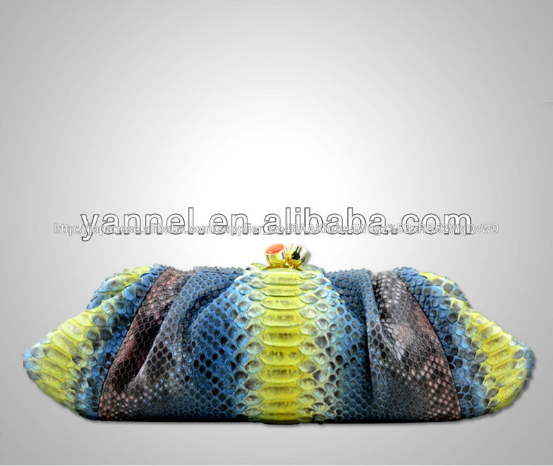 最高品質のpythonpurse_clutchbag_exotic女性豪華なバッグ-イブニングバッグ問屋・仕入れ・卸・卸売り
