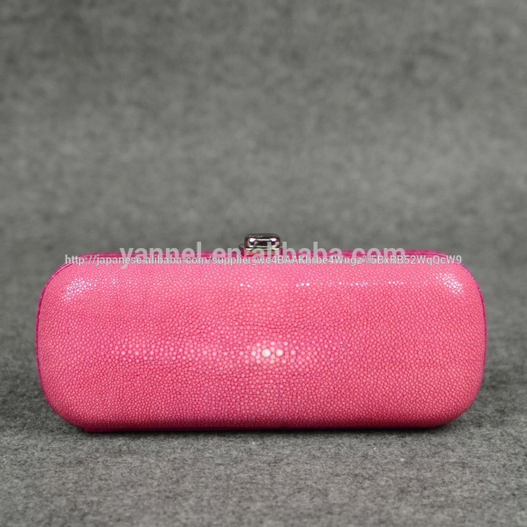 アカエイの皮bag_boxbag_exoticボックスのイブニングクラッチハンドバッグ-イブニングバッグ問屋・仕入れ・卸・卸売り