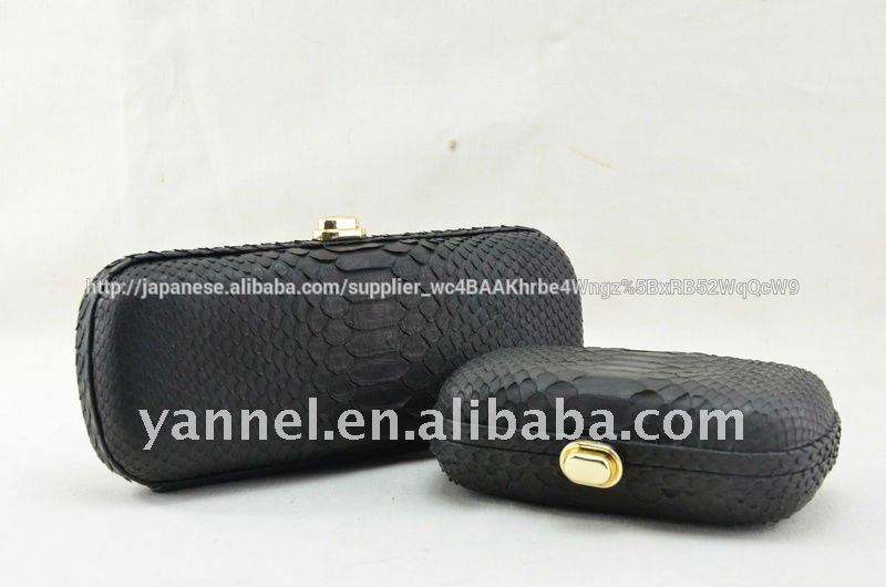 女性フレーミングボックスパイソンヘビのクラッチイブニングbag_pythonbag_python革のクラッチバッグ-イブニングバッグ問屋・仕入れ・卸・卸売り