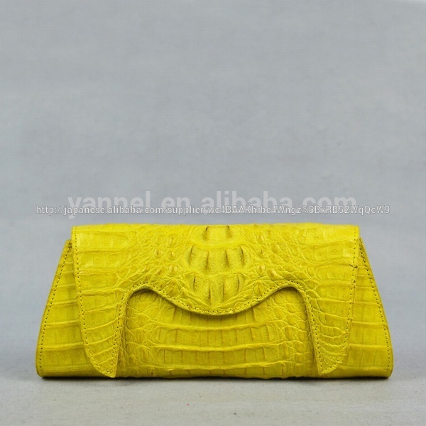 本物のワニのクラッチbag_purse_crocodilehandbag_exoticクロコダイルハンドバッグ-イブニングバッグ問屋・仕入れ・卸・卸売り