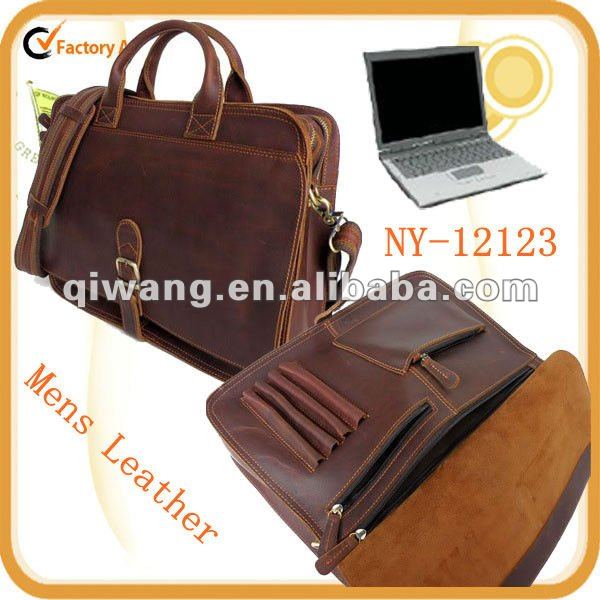 高品質の本革オフィスバッグのためのベルト付きの装飾-ノートパソコン用バッグ問屋・仕入れ・卸・卸売り