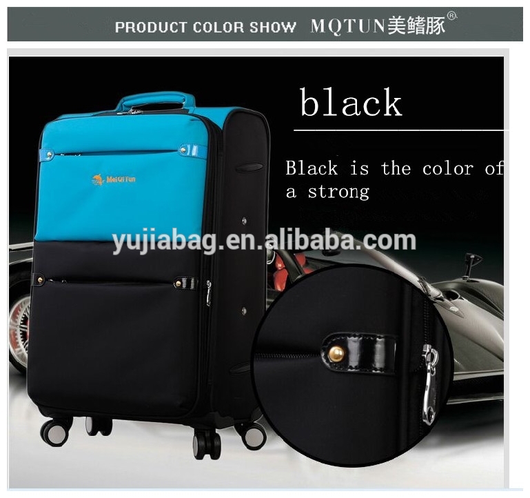 ピンクとブルー360度回転式の車輪の荷物袋のセットで2サイズ-ノートパソコン用バッグ問屋・仕入れ・卸・卸売り
