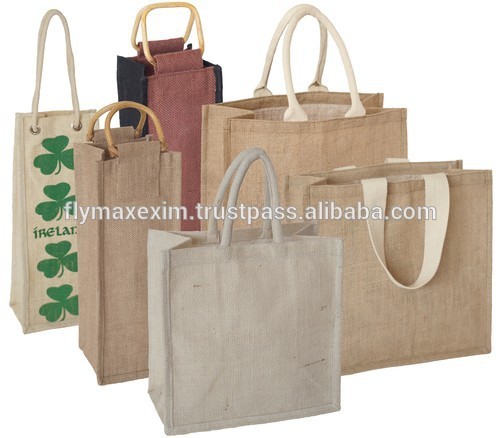 ロープハンドルの麻袋、 ジュートgorcerybag、 resuableジュートのショッピングバッグ-ショッピングバッグ問屋・仕入れ・卸・卸売り