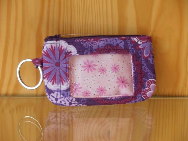 綿のzipidケース紫赤色のプラスチックpvcidケース-キーケース問屋・仕入れ・卸・卸売り