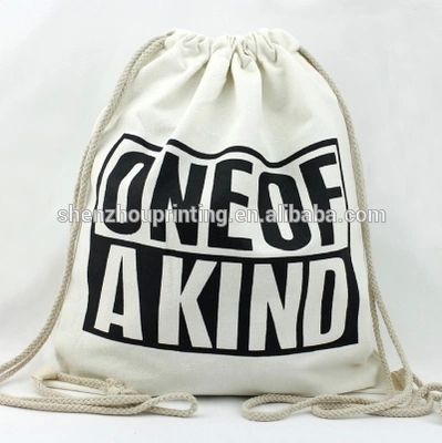 ホット製品オーガニックコットンの巾着bags/綿のキャンバスバッグ/綿巾着袋-ショッピングバッグ問屋・仕入れ・卸・卸売り