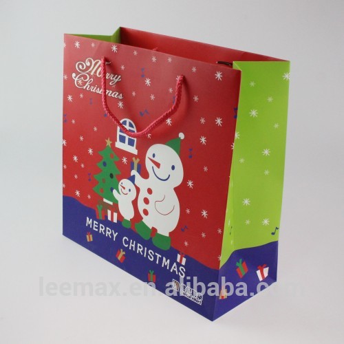 設計されたクリスマス2014年祭りの紙バッグ-ショッピングバッグ問屋・仕入れ・卸・卸売り