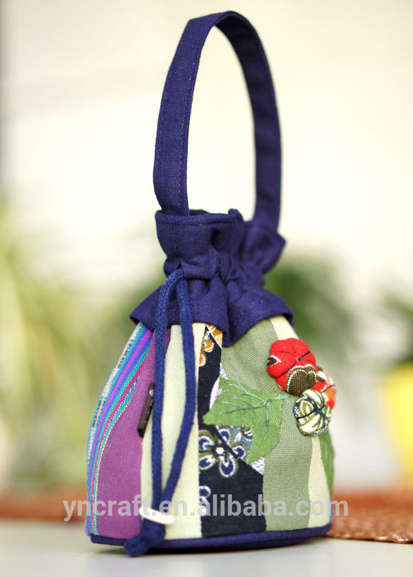 日本人デザイナー刺繍小さな袋-ショッピングバッグ問屋・仕入れ・卸・卸売り