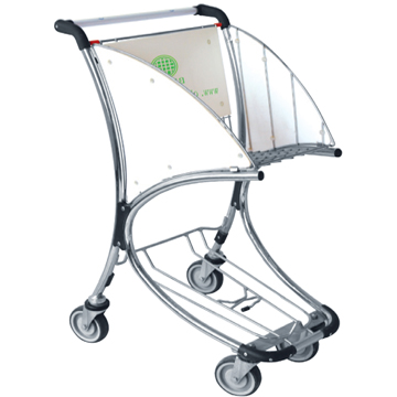 ステンレス鋼の荷物のホイールoem4空港カートのjs-tat03空港トロリー-キャリーバッグ問屋・仕入れ・卸・卸売り