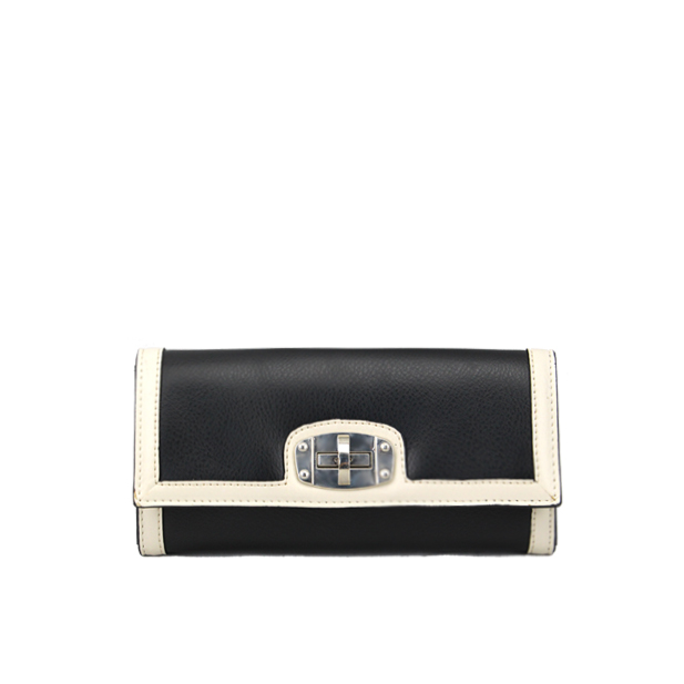 最高のデザインロング黒と白で女性財布-財布問屋・仕入れ・卸・卸売り
