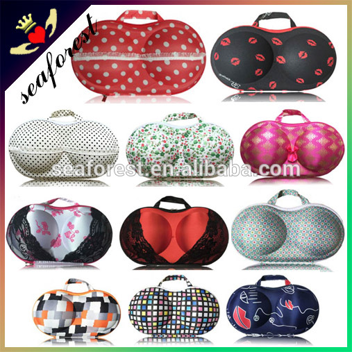 セクシーな女性のブラジャーの袋hotsaleの設計、 販売のためのブラ状の袋、 旅行evaブラジャーのケース-ガーメントバッグ問屋・仕入れ・卸・卸売り