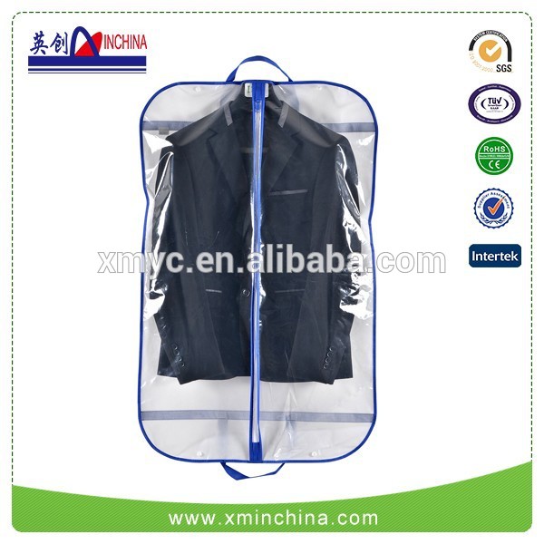 透明な透明なプラスチックのスーツ衣類カバー袋ジッパー付き-ガーメントバッグ問屋・仕入れ・卸・卸売り