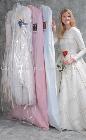 pevaのウェディングドレスブライダルスーツカバー、 pvcの花嫁の服のカバー-ガーメントバッグ問屋・仕入れ・卸・卸売り