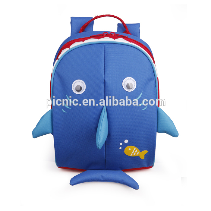 サメの形バックパック付きのランチバッグ子供のバッグ-ラゲッジバッグ問屋・仕入れ・卸・卸売り