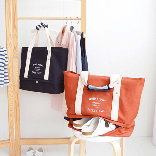 マルチ2015重層の旅行キャンバスの荷物袋-ラゲッジバッグ問屋・仕入れ・卸・卸売り