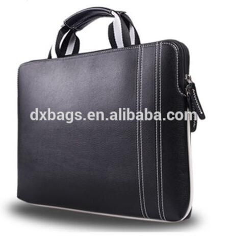 Puレザーラップトップブリーフケースバッグ14/15インチブラックpcノートpc用のバッグ-その他ラゲッジバッグ、旅行バッグ問屋・仕入れ・卸・卸売り