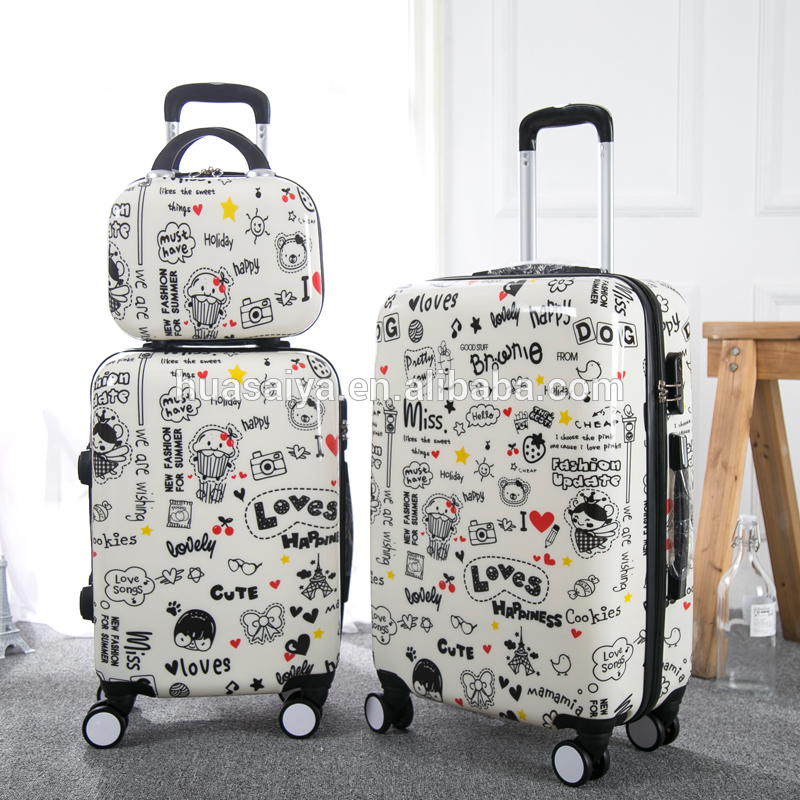 新しいデザイン美しい2015トロリー荷物袋のセット4alibabaの-ラゲッジバッグ問屋・仕入れ・卸・卸売り