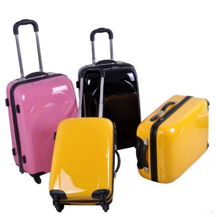 女性ABS PC明るい表面旅行袋セット-ラゲッジバッグ問屋・仕入れ・卸・卸売り