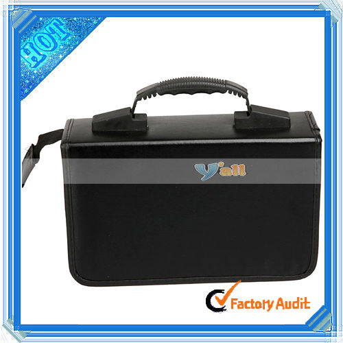 ファッショナブルな200ディスクcddvd収納袋ホルダーケース黒( 13007025)-CDバッグ、ケース問屋・仕入れ・卸・卸売り