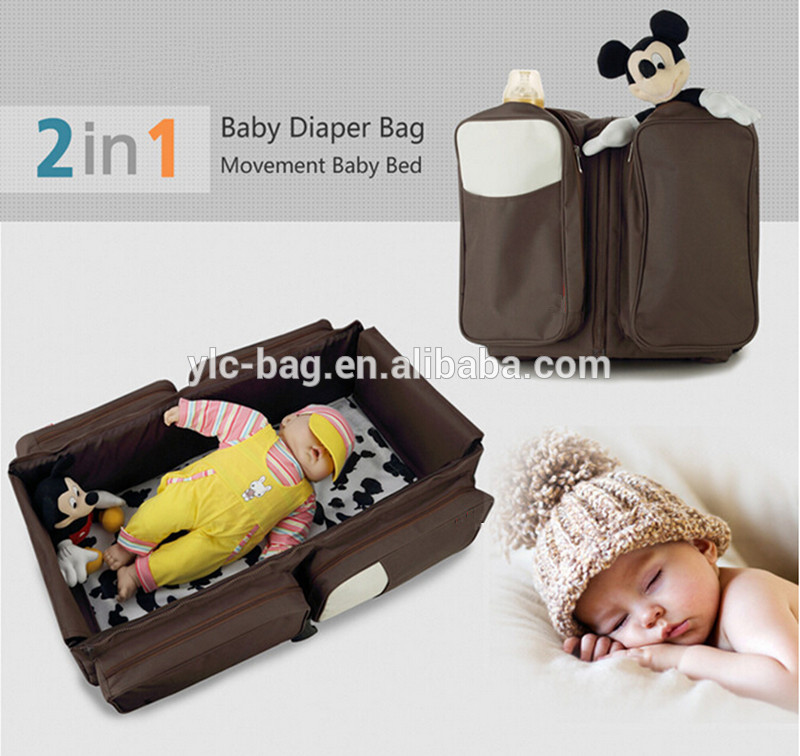21の中の赤ちゃん袋ポータブル防水幼児旅行折り畳み式のベッド保育園の袋-おむつ用バッグ問屋・仕入れ・卸・卸売り