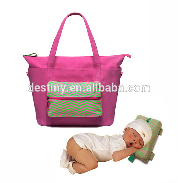 Hi-q高品質一意キルティングマザーズバッグはかわいい赤ちゃんの愛のパターンの中の-おむつ用バッグ問屋・仕入れ・卸・卸売り