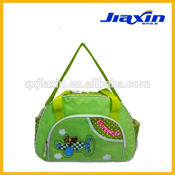 美しい緑のおむつの赤ちゃんのマミーバッグ、 耐久性のあるシンプルなスタイル-おむつ用バッグ問屋・仕入れ・卸・卸売り