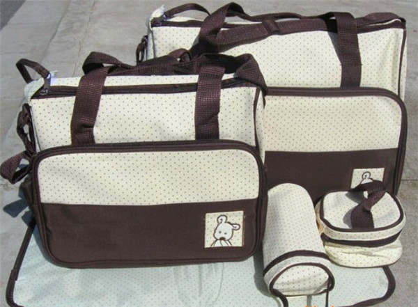 新しいファッション5作品マザーバッグ用ショルダーバッグ-おむつ用バッグ問屋・仕入れ・卸・卸売り