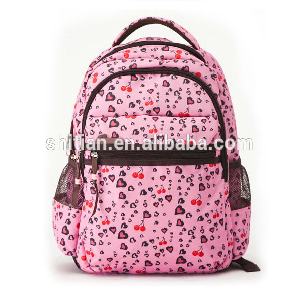新しいデザインの子供のためのスクールバッグ女の子ピンクのバックパックメッシュ付きポケットsj146-スクールバッグ問屋・仕入れ・卸・卸売り