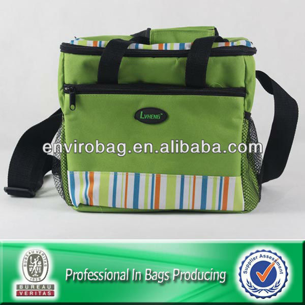 緑の屋外のピクニッククーラーバッグ、 絶縁袋、 ショルダーバッグ-プロモーションバッグ問屋・仕入れ・卸・卸売り