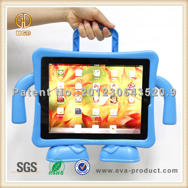 EVA主体+Plastic貼り付けハンドルケースipadケース衝撃吸収 iPad用キャラクタースタンドケース-PDAバッグ、ケース問屋・仕入れ・卸・卸売り