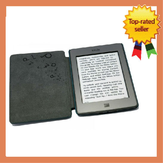 スマートケースカバーkindleのタッチlapouezeプレミアムレザーフィックス卸売スピーカー付きkindleのカバー-PDAバッグ、ケース問屋・仕入れ・卸・卸売り