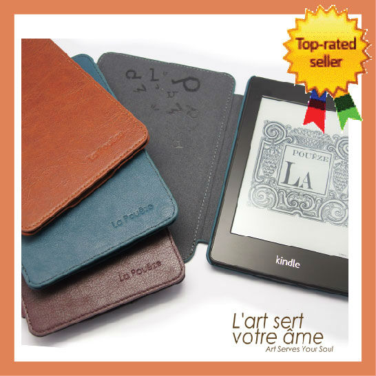 kindleのlapouezepaperwhiteスマートケースカバーとプレミアムレザーオートウェイク睡眠卸売のkindleの場合-PDAバッグ、ケース問屋・仕入れ・卸・卸売り
