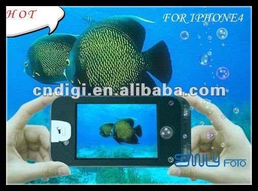 防水カメラケースiphone4のための-カメラ/ビデオバッグ問屋・仕入れ・卸・卸売り