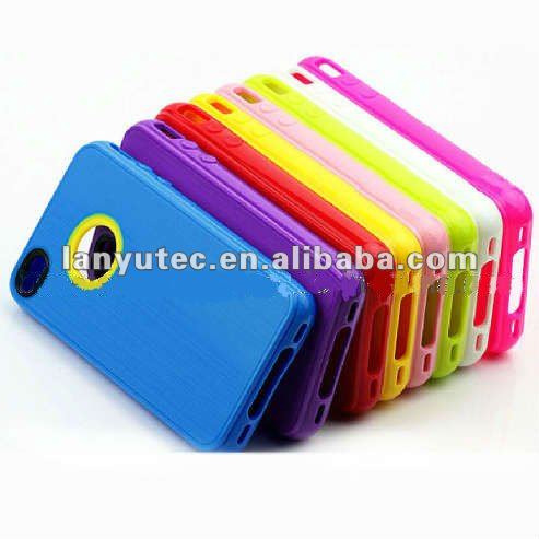 pcラウンド2色4s4デザインのケースiphone用-PDAバッグ、ケース問屋・仕入れ・卸・卸売り