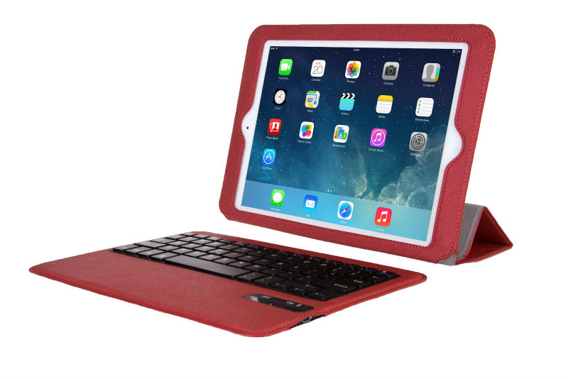 Reyon 超薄型for iPad Air(5) 専用ワイヤレスBluetoth 3.0キーボード,スマートカバー,スタンド機能付き!Mobile Bluetooth keyboard for iPad 5-タブレットのカバー及び箱問屋・仕入れ・卸・卸売り