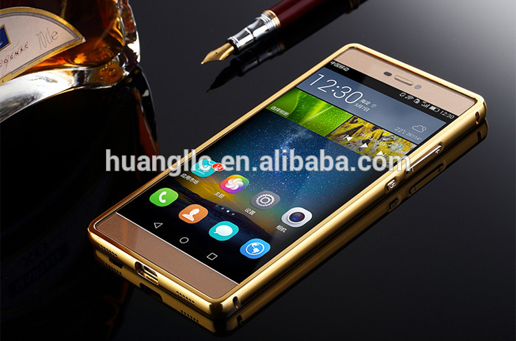ファッションdeluxyアルミニウム金属鏡携帯電話とpcプラスチックケースのためのhtc野火p8p8lite・高品質の最もよい価格-携帯電話バッグ、ケース問屋・仕入れ・卸・卸売り