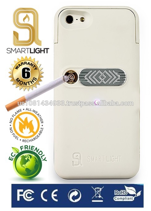 Iphone用白色ケース4/4sと生態学的なシガーライター-携帯電話バッグ、ケース問屋・仕入れ・卸・卸売り
