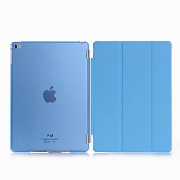 磁気フロントpuレザースマートカバーのためのシェルバックハードcases+crystal空気2カップルのケースのipad-タブレットのカバー及び箱問屋・仕入れ・卸・卸売り