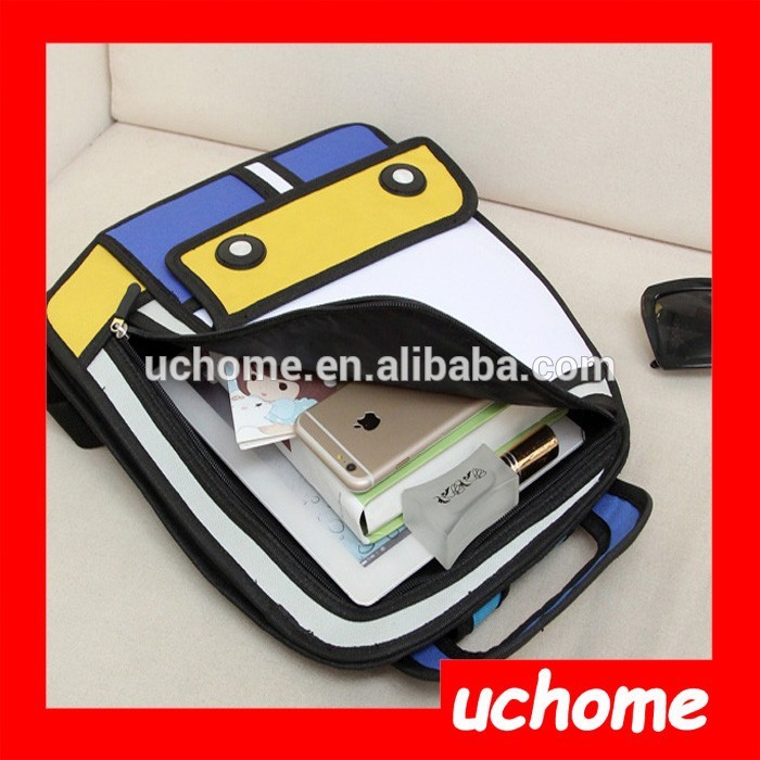 新製品uchome高品質のファッション卸売3dキャンバスのバックパックの袋-ハンドバッグ問屋・仕入れ・卸・卸売り